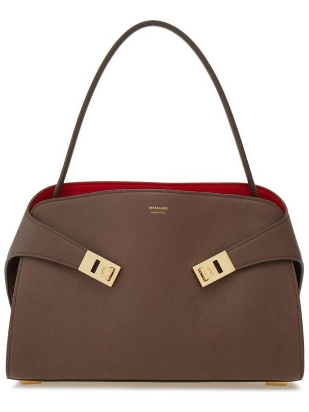 Salvatore Ferragamo Two-Tone Hug Soft Medium Shoulder Bags - SALVATORE FERRAGAMO - BALAAN 1