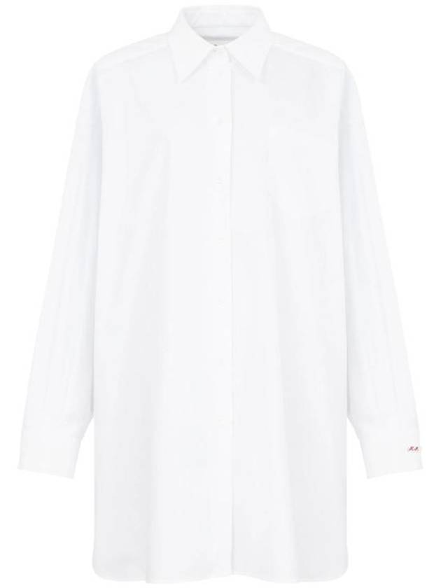 Oversized Long Sleeve Shirt Optical White - MAISON MARGIELA - BALAAN 1