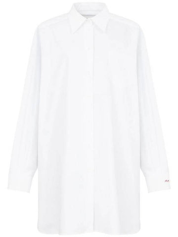 Oversized Long Sleeve Shirt Optical White - MAISON MARGIELA - BALAAN 1