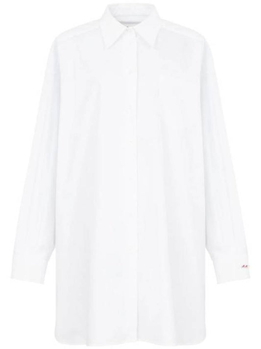 Oversized Long Sleeve Shirt Optical White - MAISON MARGIELA - BALAAN 1