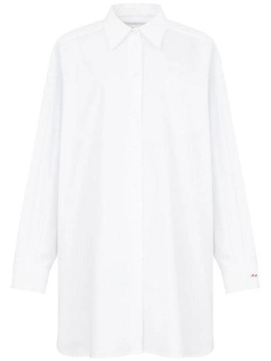 Oversized Long Sleeve Shirt Optical White - MAISON MARGIELA - BALAAN 1