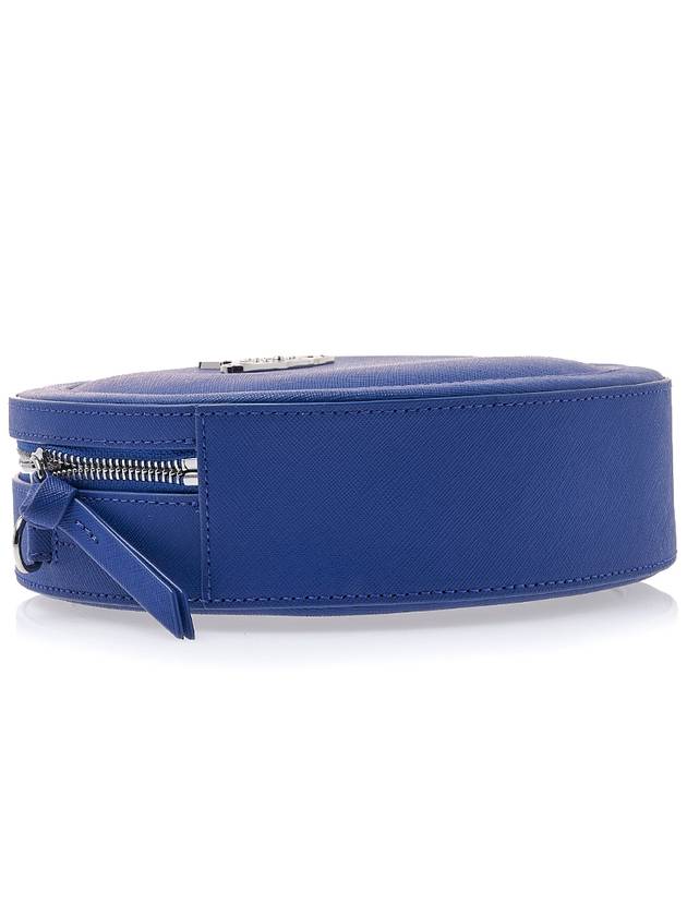 Ruby Round Saffiano Cross Bag Blue - VIVIENNE WESTWOOD - BALAAN 6