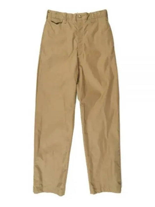 Officer Pant Khaki Nyco Twill 24S1F036OR365BS001 Officer Pants - ENGINEERED GARMENTS - BALAAN 1