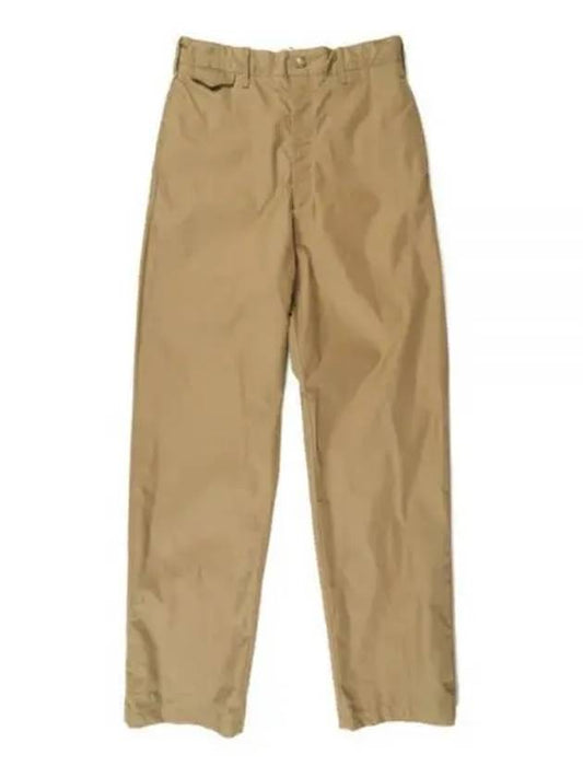 Officer Pant Khaki Nyco Twill 24S1F036 OR365 BS001 Pants - ENGINEERED GARMENTS - BALAAN 1