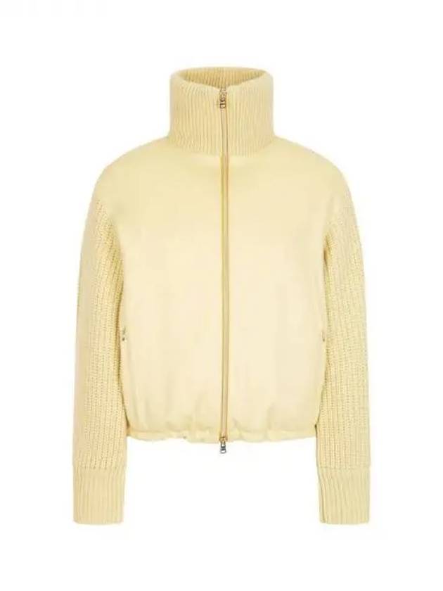 Women s ribbed point sub zero padded jacket yellow 270351 - HERNO - BALAAN 1