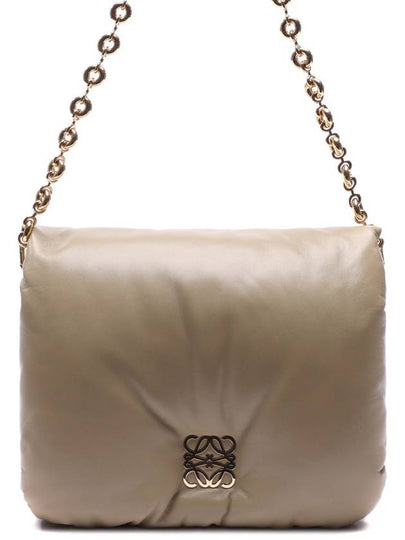 Women's Goya Puffer Chain Shoulder Bag - LOEWE - BALAAN 2