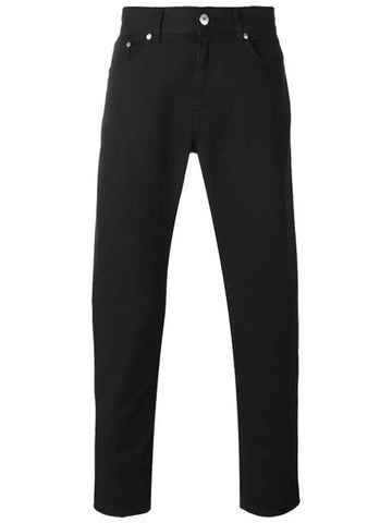 11th Anniversary Back Logo Regular Fit Black Jeans 2240MP10LX 174288 99 - MSGM - BALAAN 1