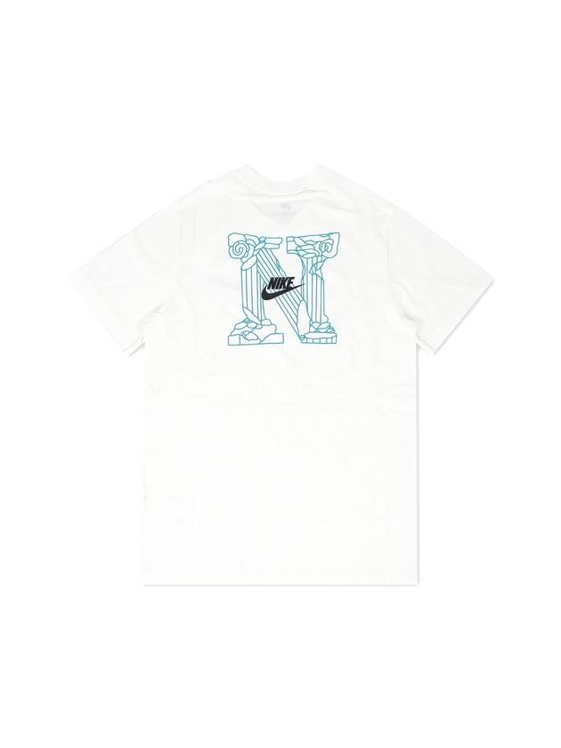 Sportswear Swoosh Short Sleeve T-Shirt White - NIKE - BALAAN 1