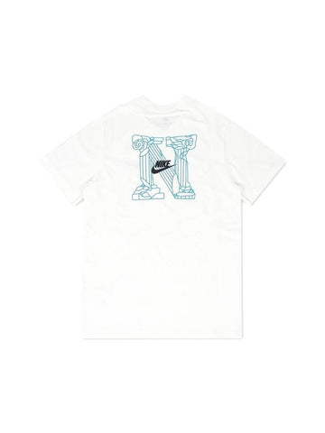 Sportswear Swoosh Short Sleeve T-Shirt White - NIKE - BALAAN 1