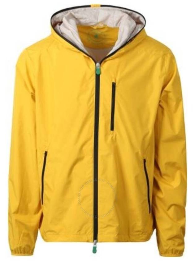 Save The Duck Curry Yellow David Hooded Rain Jacket, Size Small - SAVE THE DUCK - BALAAN 1