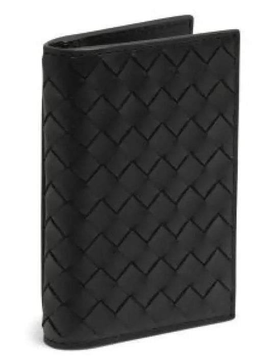 Intrecciato Card Wallet Black - BOTTEGA VENETA - BALAAN 2