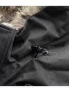 Eves Hooded Fur Padded Parka Steel Grey - NOBIS - BALAAN 5