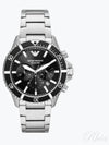 Diver Quartz Metal Watch Black - EMPORIO ARMANI - BALAAN 2