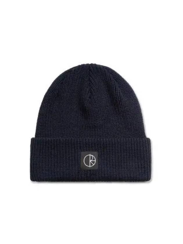 POLAR double fold merino beanie navy - POLAR SKATE CO. - BALAAN 1