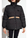 Check Reversible Down Padding Beige Black - BURBERRY - BALAAN 7