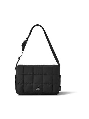 WH Puffer Messenger Bag L 2088 Black - KANGOL - BALAAN 1