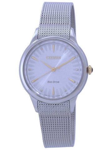 Citizen L Series Eco-Drive Silver Dial Ladies Watch EM0814-83A - CITIZEN - BALAAN 1