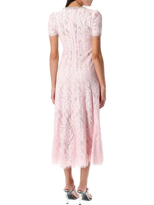 LACE MIDI DRESS PINK - SELF PORTRAIT - BALAAN 2