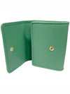 Matelasse Nappa Leather Card Wallet Sage Green - MIU MIU - BALAAN 5