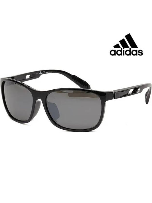Sports Sunglasses SP0014 F 01D Polarized Black Asian Fit - ADIDAS - BALAAN 1