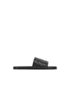 Intrecciato Leather Slippers Black - BOTTEGA VENETA - BALAAN 2