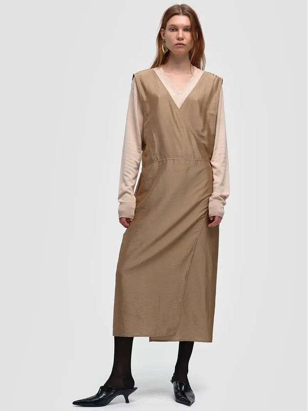 VISCOSE WRAP DRESS_2colors - MAGJAY - BALAAN 3