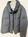 Brunello Cucinelli Goose dark gray wool padding - BRUNELLO CUCINELLI - BALAAN 4