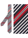 Jacquard Wrap Three Stripe Silk Tie - THOM BROWNE - BALAAN 2