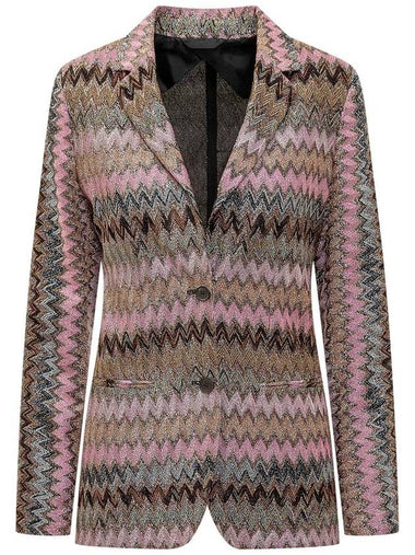 Missoni Blazer With Zig Zag Pattern - MISSONI - BALAAN 1