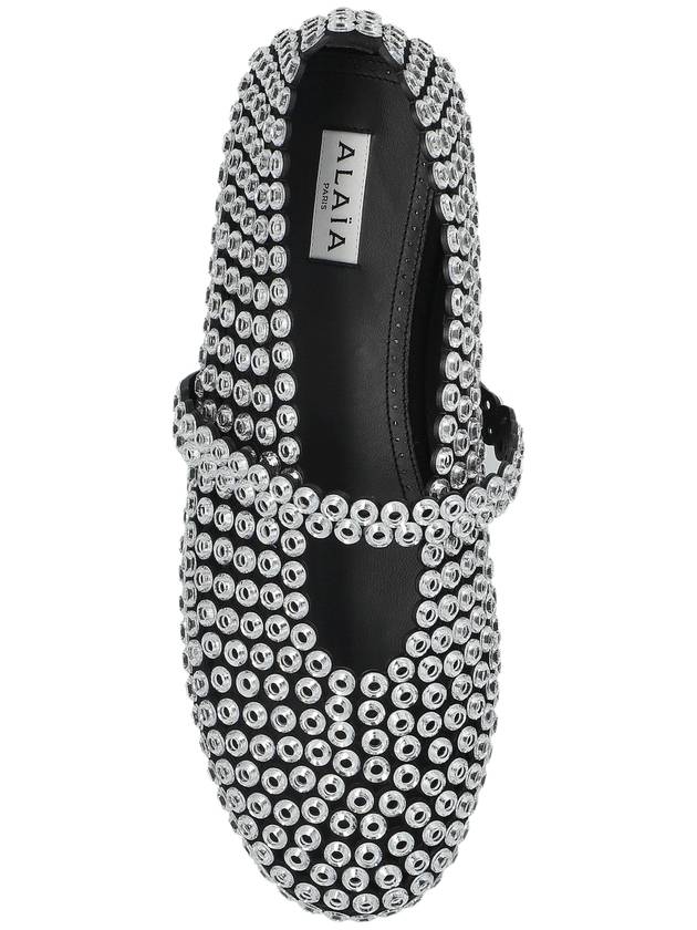 Alaïa Ballerinas Eyelet, Women's, Silver - ALAIA - BALAAN 6