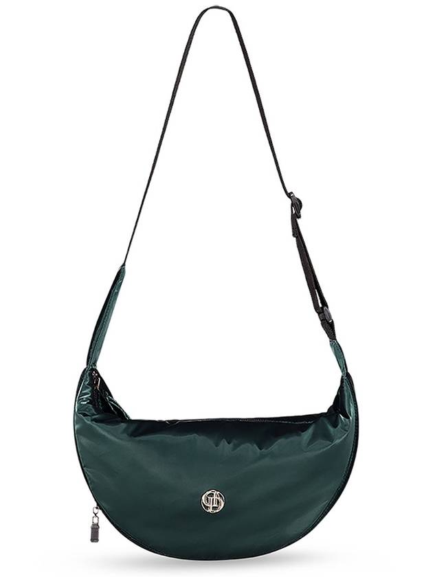 SOFT GLOSSY CROSS BAG DEEP GREEN - DON’T ASK MY PLAN - BALAAN 3