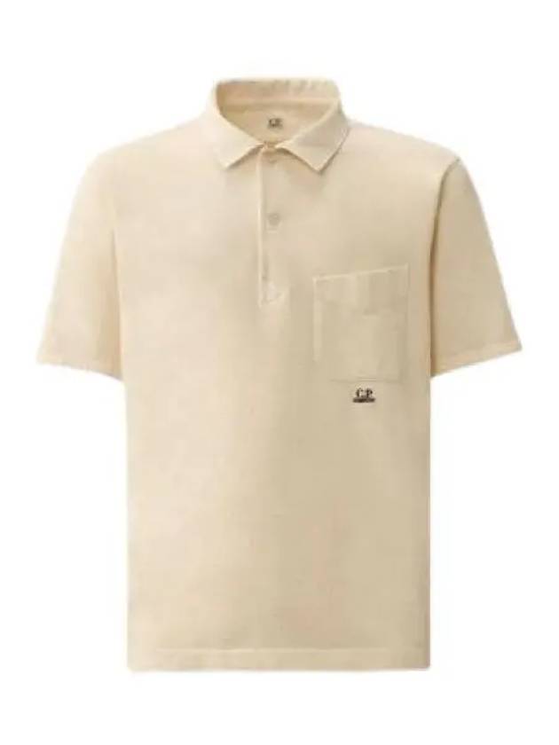 Pocket Polo Shirt Sand - CP COMPANY - BALAAN 2