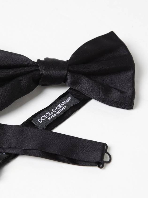 Men s Silk Satin Bow Tie Black - DOLCE&GABBANA - BALAAN 3