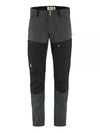 Men's Long Abisko Midsummer Track Pants Grey Black - FJALL RAVEN - BALAAN 2