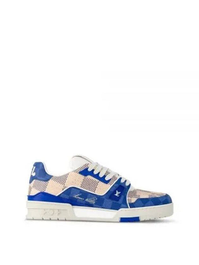 LV Trainer Low Top Sneakers Blue - LOUIS VUITTON - BALAAN 2