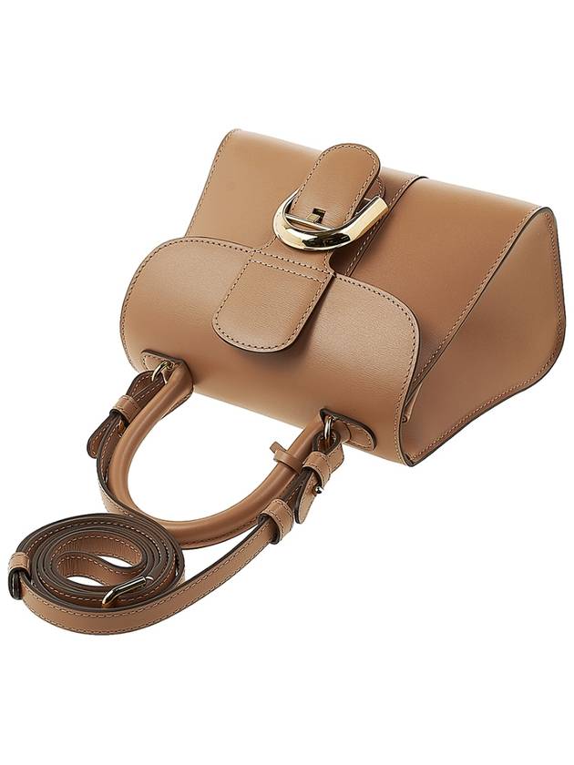 Brillant Mini Box Tote Bag Brown - DELVAUX - BALAAN 5