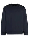 Cotton Diagonal Fleece Lens Sweatshirt Navy - CP COMPANY - BALAAN 2