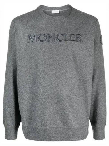 8G00030 89A7F 987 Logo embroidery sweatshirt 932786 - MONCLER - BALAAN 1