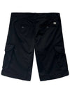 Men's Stretch Satin Lens Cargo Shorts Black - CP COMPANY - BALAAN 3