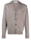 Embroidery Logo Fine Wool Cardigan Grey - VIVIENNE WESTWOOD - BALAAN 2