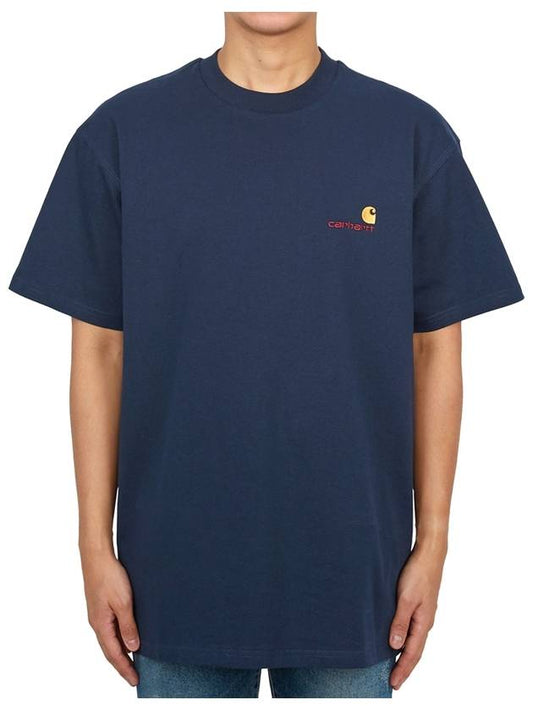 JF Carhartt WIP Blue American Script T shirt I02995629LXX - CARHARTT WIP - BALAAN 2