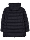 Men's Hooded Fur Down Padding Black - HERNO - BALAAN.