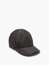 Reversible Embroidered Logo FF Jacquard Baseball Cap - FENDI - BALAAN 5