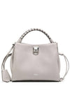 Iris Small Leather Shoulder Bag Light Grey - MULBERRY - BALAAN 1