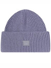 Small Face Logo Beanie Faded Purple - ACNE STUDIOS - BALAAN 2