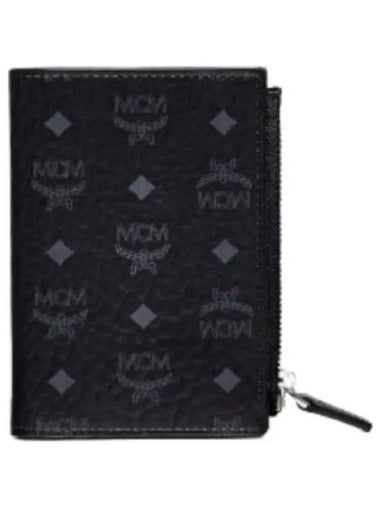 Visetos Original Single Zip Card Wallet - MCM - BALAAN 1