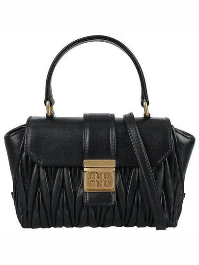 Materasse Nappa Leather Mini Shoulder Bag Black - MIU MIU - BALAAN 2