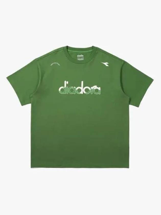 Diadora Montello Graphic T Shirt OLIVE - DIADORA - BALAAN 1