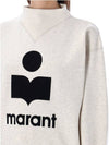 Moby Logo Print Sweatshirt Ecru - ISABEL MARANT - BALAAN 4