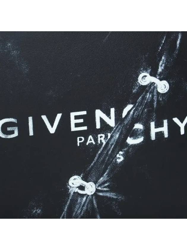 Leather Large Clutch Bag Black - GIVENCHY - BALAAN 8